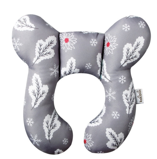 Infant Pillow Baby Bed U-Shaped Safety Seat Neck Guard Fixed Stereotyped Stroller Pillow